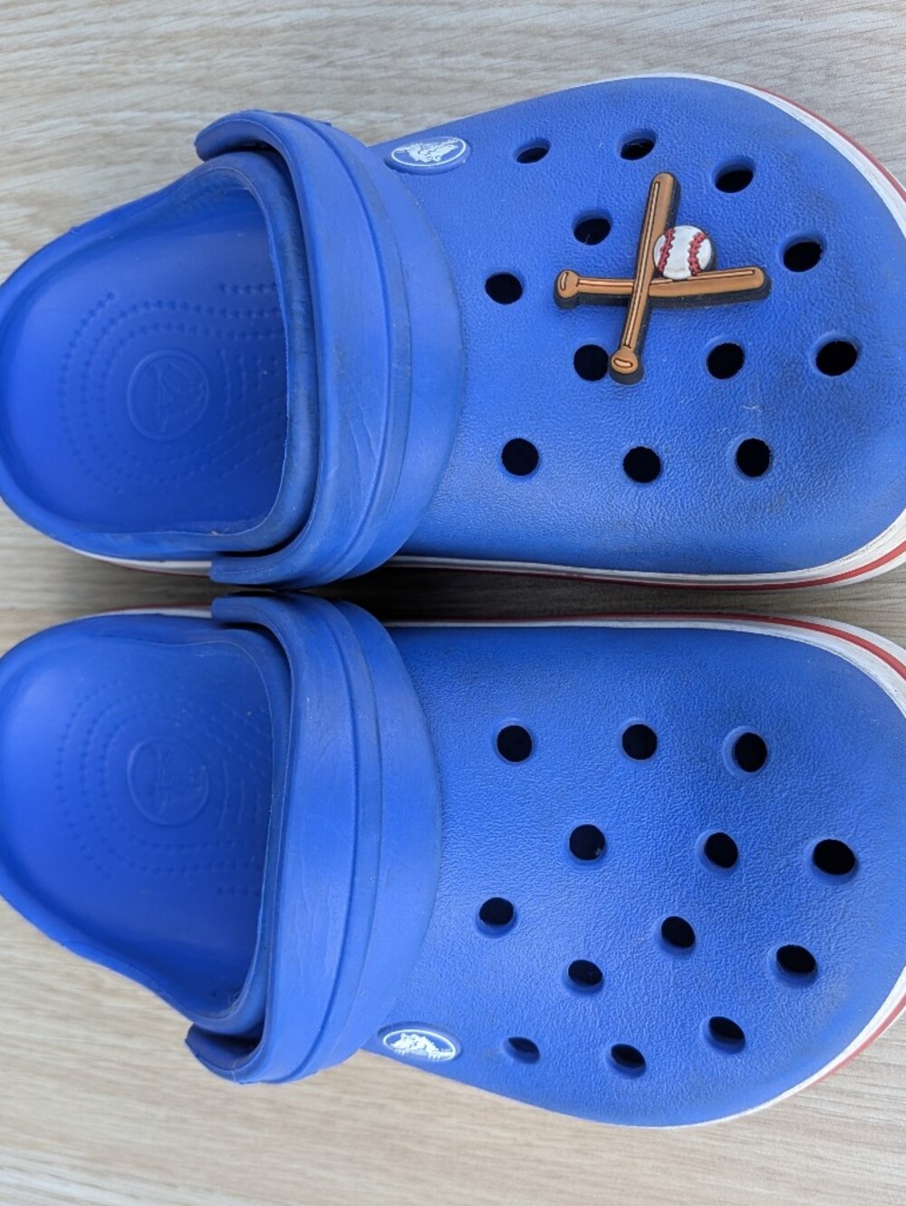 Kids' Crocband Clog with Baseball Charm